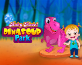 Малышка Хейзел в парке динозавров