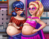 Беременные куклы-супергероини