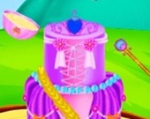 Торт в виде платья принцессы