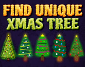 Найди уникальное Рождественское дерево