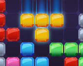 Блочный квест с кристаллами